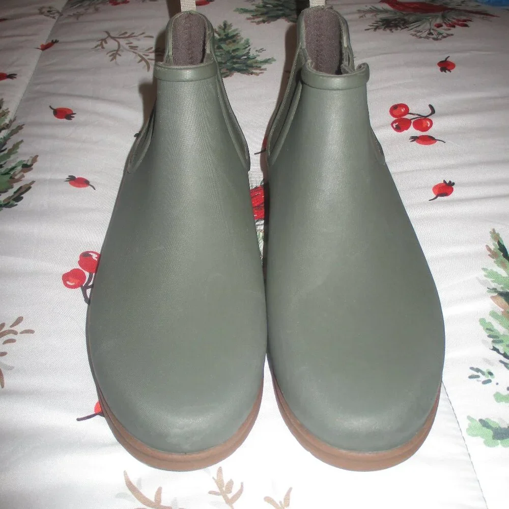 Women's BOGS Ankle Boots size 11 Olive Green - Picture 4 of 8